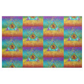Alles sehende Auge des Gottes - abstrakte Stoff (Fat Quarter (45,7 x 55,9 cm))