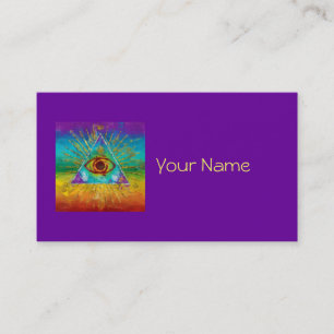 Alles sehende Auge des Gottes - abstrakte Visitenkarte