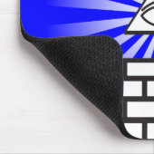 Alles sehende Auge Mousepad (Ecke)