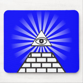 Alles sehende Auge Mousepad