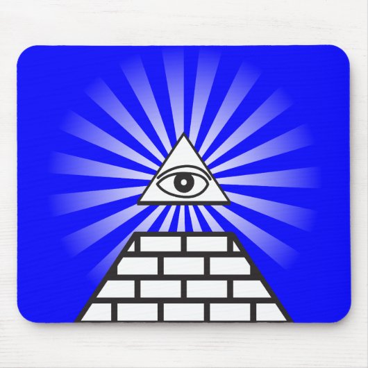 Alles sehende Auge Mousepad (Vorne)