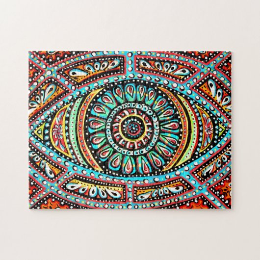 Alles sehende Auge Puzzle (Horizontal)