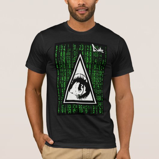 ALLES SEHENDE AUGEN-CODE-T-SHIRT DURCH DMT T-Shirt (Vorderseite)