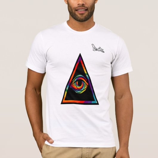 ALLES SEHENDE AUGEN-GRAFFITI-T-SHIRT DURCH DMT T-Shirt (Vorderseite)