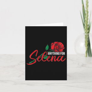 Alles Selenas, Rose, Königin von Tejano, Selenas Karte