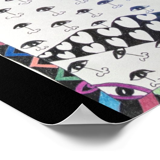 Alles sieht aus poster (Ecke)