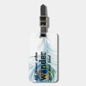 "Alles sind die, die wandern, nicht verlorenes" Gepäckanhänger (Vorderseite vertikal)