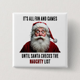 Alles Spaß und Spiele, Niedlich Weihnachten Button