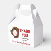 Alles-Star Baby Boy's 1. Geburtstag Danke Geschenkschachtel (Rückseite)