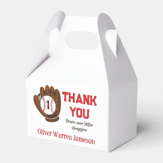 Alles-Star Baby Boy's 1. Geburtstag Danke Geschenkschachtel (Vorderseite)