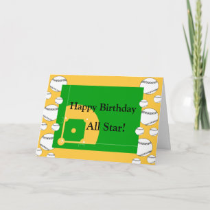 Alles Star Happy Birthday Karte