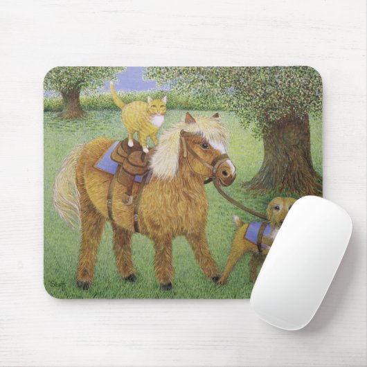 Alles Teil des Spaßes Mousepad (Mit Mouse)