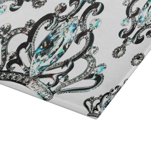 "Alles Tiara" - Vorstand Schneidebrett (Ecke)