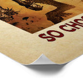 alles tötet dich, so wähle etwas Spaß Poster (Ecke)