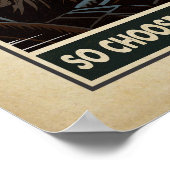 alles tötet dich, so wähle etwas Spaß Poster (Ecke)