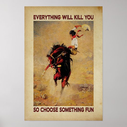 alles tötet dich, so wähle etwas Spaß Poster (Vorne)