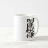Alles tut weh und ich bin hungrig - Funny Gym Kaffeetasse (VorderseiteRechts)