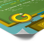 Alles über Adjektive Poster (Ecke)