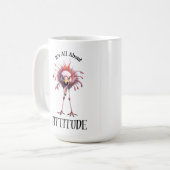 Alles über Attitude Funny Flamingo Kaffeetasse (Vorderseite Links)