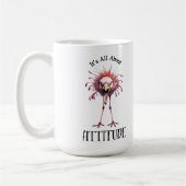Alles über Attitude Funny Flamingo Kaffeetasse (Links)