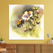 Alles über Bienen I Leinwanddruck (Insitu (Wohnzimmer))