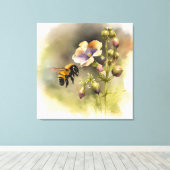 Alles über Bienen I Leinwanddruck (Insitu (Holzboden))