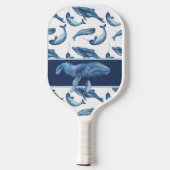 ALLES ÜBER BLAUE WHALES Paddel Pickleball Schläger (Rückseite)