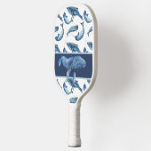 ALLES ÜBER BLAUE WHALES Paddel Pickleball Schläger (Links)