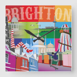 Alles über Brighton Wall Clock Quadratische Wanduhr