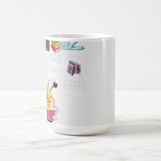 Alles über Bücher Kaffeetasse (Mittel)