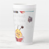 Alles über Bücher Milchtasse (Vorderseite)