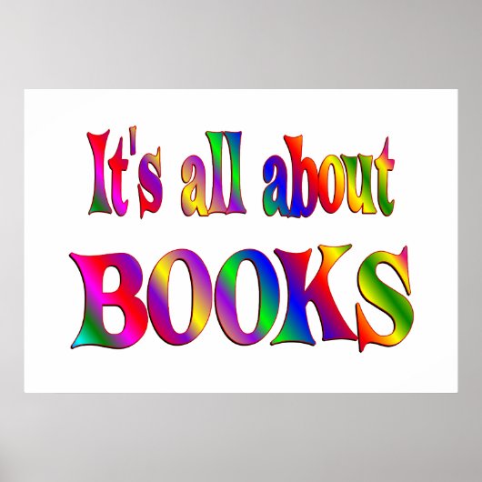 Alles über Bücher Poster (Vorne)