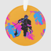 Alles über das Goalie - Hockey Player Ornament (Vorderseite)