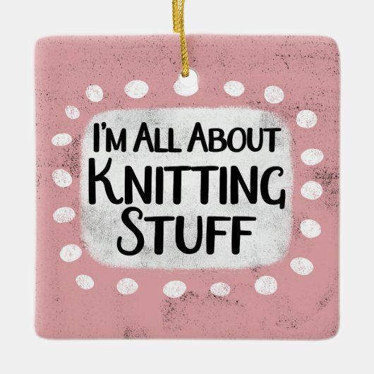 Alles über das Knittern von Stuff Ornament (Vorderseite)