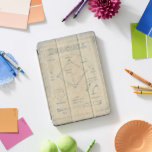 Alles über das Spiel - Baseball iPad Pro Cover<br><div class="desc">All About the Game I" von Ethan Harper. Das Design der Baseballelemente ist wie ein Blauprint gestaltet.</div>