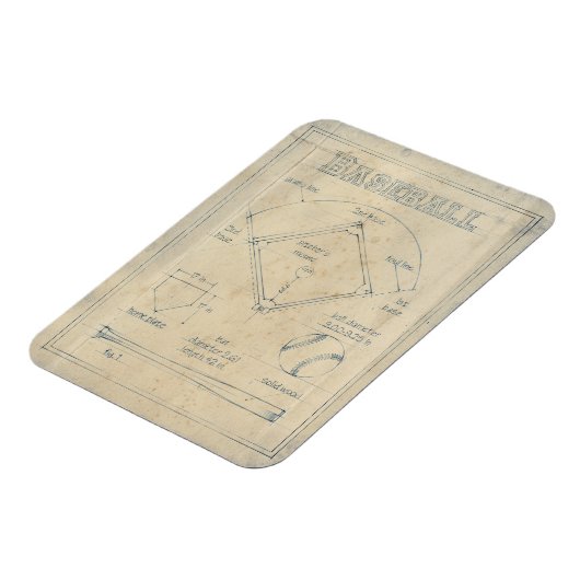 Alles über das Spiel - Baseball Magnet (Linke Seite)