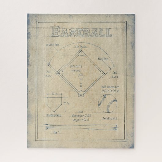 Alles über das Spiel - Baseball Puzzle (Vertikal)