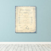 Alles über das Spiel - Fußball Leinwanddruck (Insitu (Holzboden))