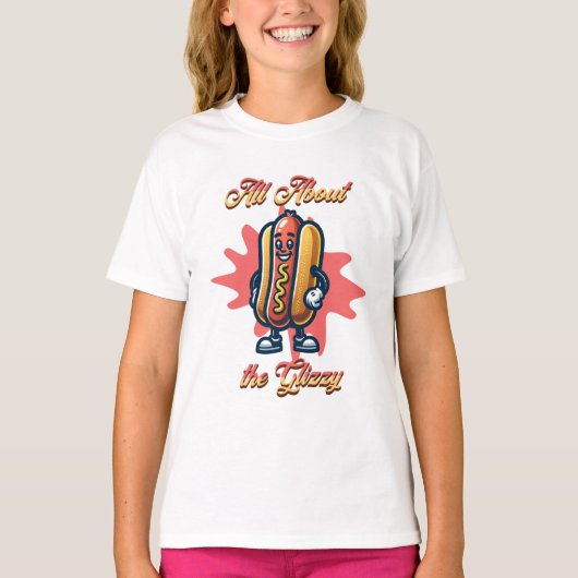 Alles über den Glizzy | Funny Hot Hunde Humor T-Shirt (Vorderseite)