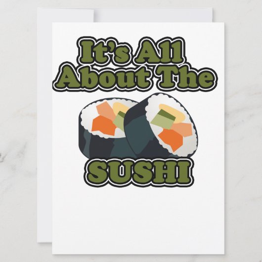 Alles über den Sushi-Essen-Humor (Vorderseite)