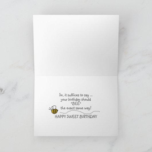 Alles über dich ist süß karte (Innenseite)