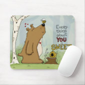 Alles über dich ist süß mousepad (Mit Mouse)