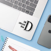 Alles über die D Aufkleber (Laptop mit iPhone)