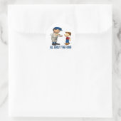 Alles über die Fans Runder Aufkleber (Tasche)