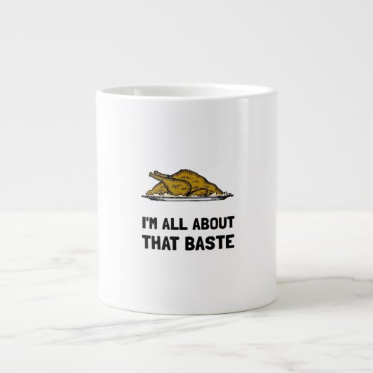 Alles über diese Baste Angepasst Jumbo-Tasse (Vorderseite)