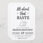 Alles über diese Baste | Einladung von Freundinnen (Vorne/Hinten)