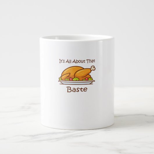 Alles über diese Baste (Erntedank) Trendy Jumbo-Tasse (Vorderseite)
