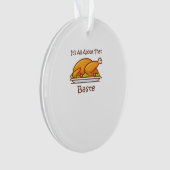 Alles über diese Baste (Erntedank) Trendy Ornament (Vorderseite)