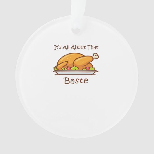 Alles über diese Baste (Erntedank) Trendy Ornament (Vorderseite)