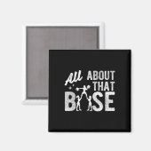 Alles über diese Se - Lustiger Cheerleading-Spruch Magnet (Vorderseite/Rückseite)